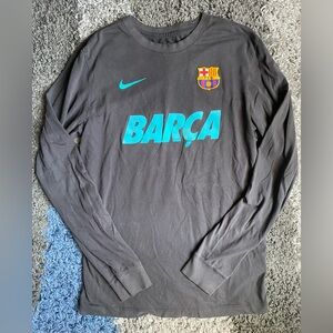 Fc Barcelona Nike Long Sleeve Size Small